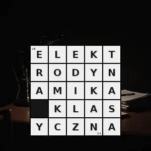 Rozwiązanie krzyżówki: dział fizyki zajmujący się własnościami i oddziaływaniem obiektów naładowanych z pominięciem efektów kwantowych - elektrodynamika klasyczna | hasła, synonimy i podpowiedzi Hasło krzyżówkowe dział fizyki zajmujący się własnościami i oddziaływaniem obiektów naładowanych z pominięciem efektów kwantowych - elektrodynamika klasyczna – rozwiązanie, synonimy, podpowiedzi i definicje krzyżówkowe